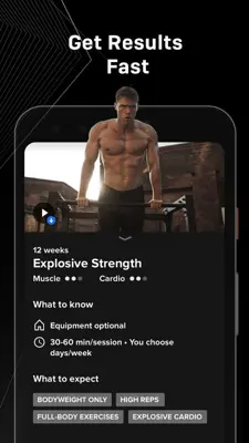 Freeletics android App screenshot 4